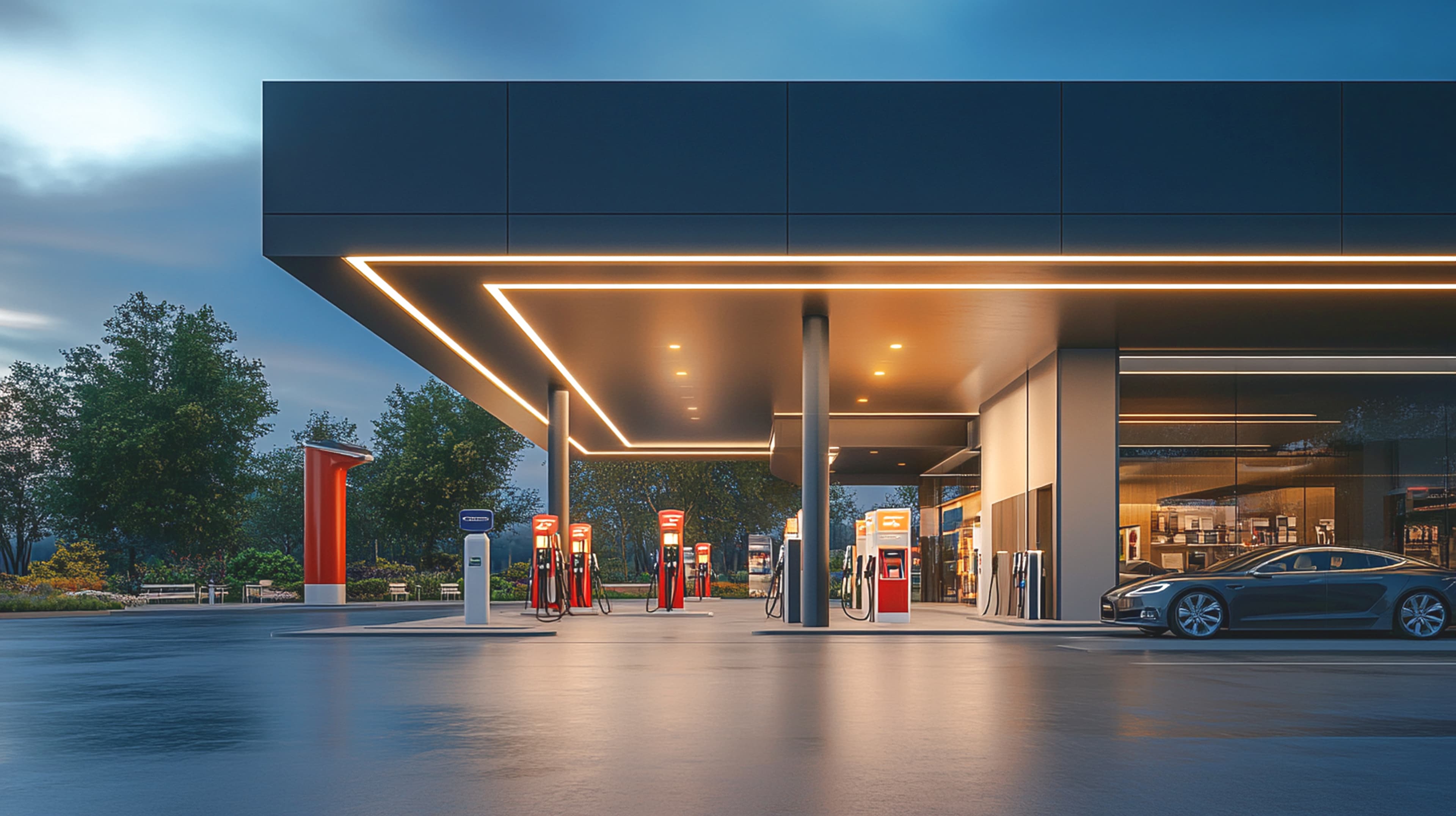 Etron EV Charging Station